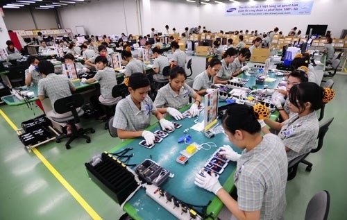 Nhân viên lao động phổ thông tại Samsung